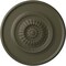 Ekena Millwork Large Floral Ceiling Medallion, Hand-Painted Witch Hazel, 41 1/8"OD x 2 1/2"P CM41FLWHF - alternate 1
